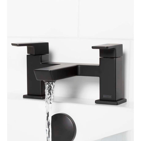 Bristan Cobalt Bath Filler Tap - Black - COB BF BLK