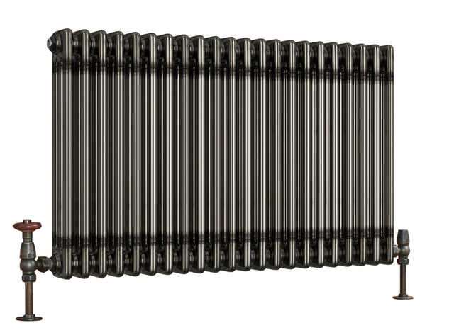 Scudo Column Horizontal Radiator 600 x 999mm - Raw Metal - COL-3-60-101-RM