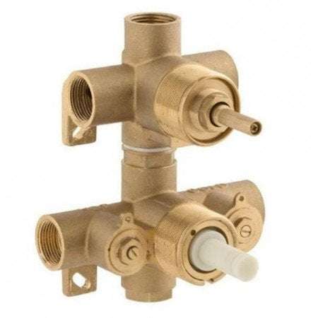 Vado Concealed Part for Single Outlet 148D Thermostatic Shower Valve with Bleed Valve Fitted in durable brass finish