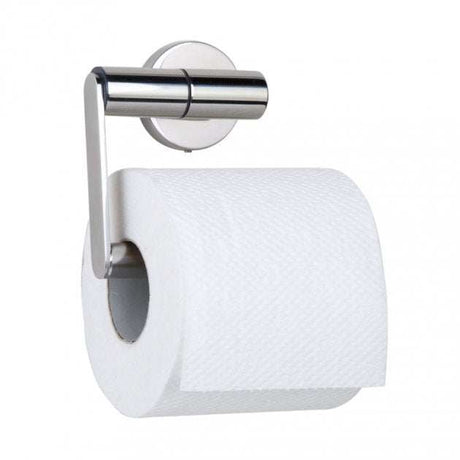 Coram Boston Chrome modern wall-mounted chrome toilet roll holder with a sleek design and durable construction