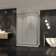 Coram Premier 8 Side Panel Chrome 700mm - Clear Glass - P8SP70CUC