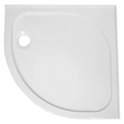 Coram Stone Resin Quadrant 2 Upstand Shower Tray 800mm x 800mm -  White - YAQ802WHI