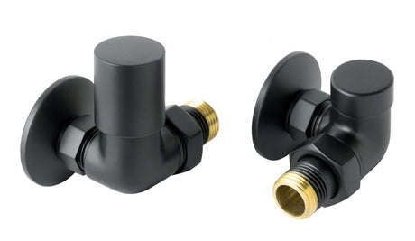 JTP VOS Corner Radiator Valves - Chrome - 28RVACAMB