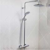 Bristan Carre FastFit Bar Mixer Shower with Fixed Head Shower Kit - Chrome - CR SHXDIVFF C