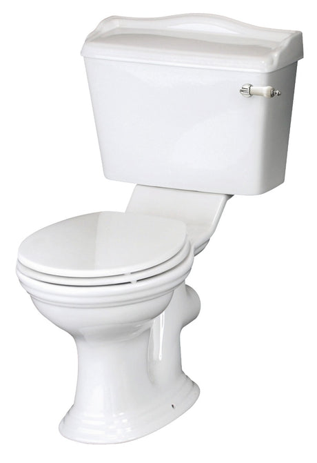 Launde Abbey Chancery Close Coupled Pan with Cistern - White