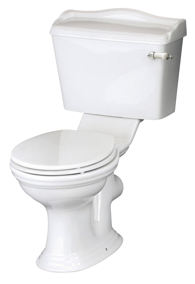 Launde Abbey Chancery Close Coupled Pan with Cistern - White
