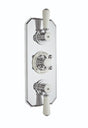 Launde Abbey Victrion Two Outlet Triple Thermostatic Concealed Valve - Chrome - TAP 'N' SHOWER