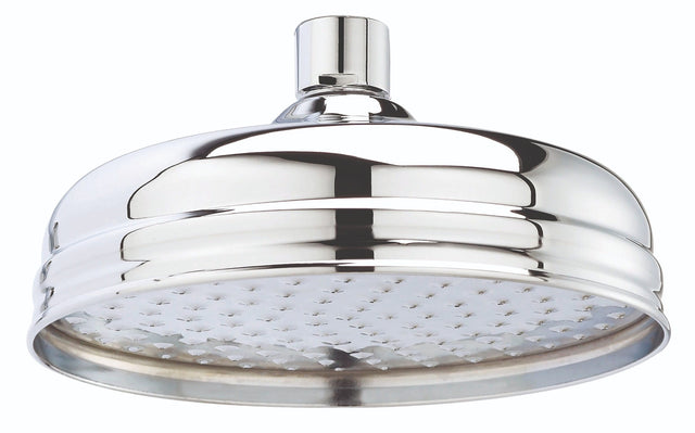 Launde Abbey Victrion 8" Fixed Shower Head - Chrome - TAP 'N' SHOWER