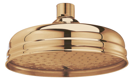 Launde Abbey Victrion 8" Fixed Shower Head - Brushed Copper - TAP 'N' SHOWER