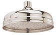 Launde Abbey Victrion 8" Fixed Shower Head - Brushed Nickel - TAP 'N' SHOWER