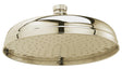 Launde Abbey Victrion 12" Fixed Shower Head - Brushed Gold - TAP 'N' SHOWER