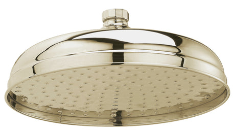Launde Abbey Victrion 12" Fixed Shower Head - Brushed Gold - TAP 'N' SHOWER