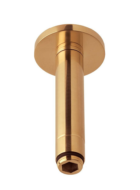 Launde Abbey Victrion Ceiling Mounted Shower Arm - Brushed copper - TAP 'N' SHOWER