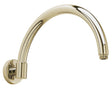Launde Abbey Victrion Arch Wall Mounted Shower Arm - Brushed Gold - TAP 'N' SHOWER