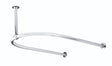Launde Abbey Victrion Arch Shower Ring 1036mm x 642mm x 374mm - Chrome - TAP 'N' SHOWER