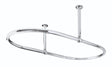 Launde Abbey Victrion Oval Shower Ring 1094mm x 685mm x 374mm - Chrome 
