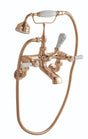 Launde Abbey Victrion Wall Mounted Lever Bath Shower Mixer - Copper - TAP 'N' SHOWER