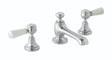 Launde Abbey 3 Tap Hole Victrion Deck Mounted Lever Basin Mixer Tap - Brushed Chrome
