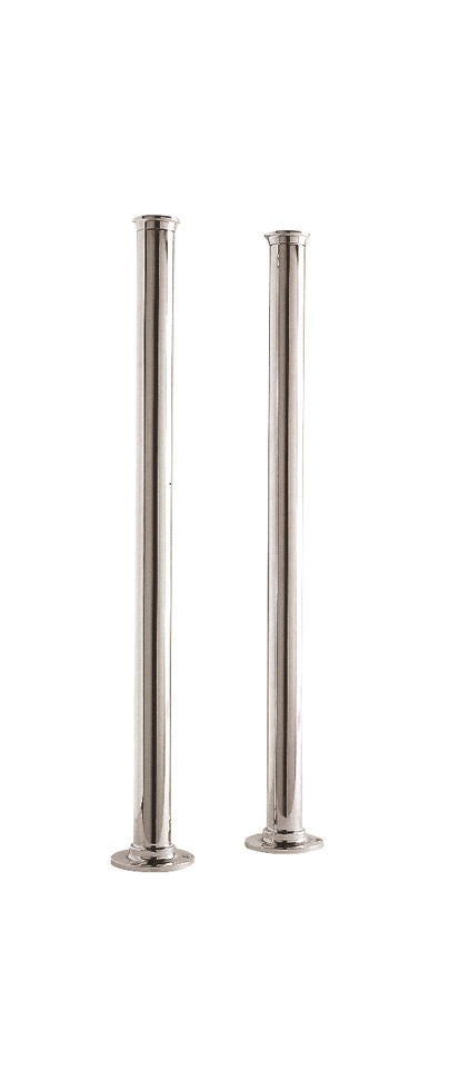 Launde Abbey Standpipes Traditional Cast Freestanding Bath Legs 660mm x 40mm - Nickel