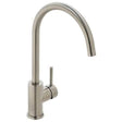 Vado Bahr Mono Sink Mixer chrome deck-mounted kitchen tap with curved spout and single lever