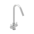 Vado Sky Mono Sink Mixer Deck Mounted With Swivel Spout - Chrome - CUC-1060-C/P
