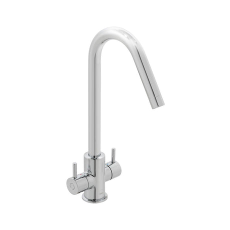 Vado Sky Mono Sink Mixer Deck Mounted With Swivel Spout - Chrome - CUC-1060-C/P