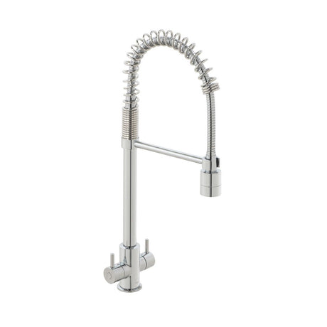 Vado Vibe Professional Mono Sink Mixer Deck Mounted With Swivel Spout - Chrome - CUC-1061-C/P