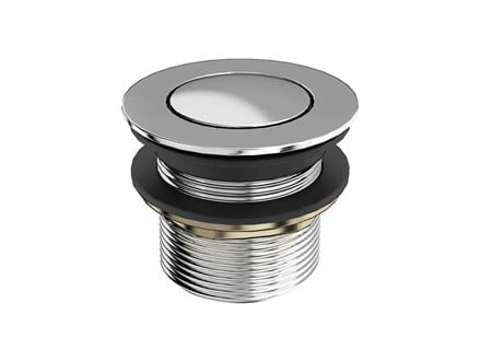 Clearwater Unslotted Push Down Spring Bath Waste - CW2