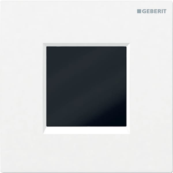 Geberit Urinal Flush Control With Electronic Flush Actuation And Battery Operation Type 30 Cover Plate - Chrome - 116.037.JQ.1
