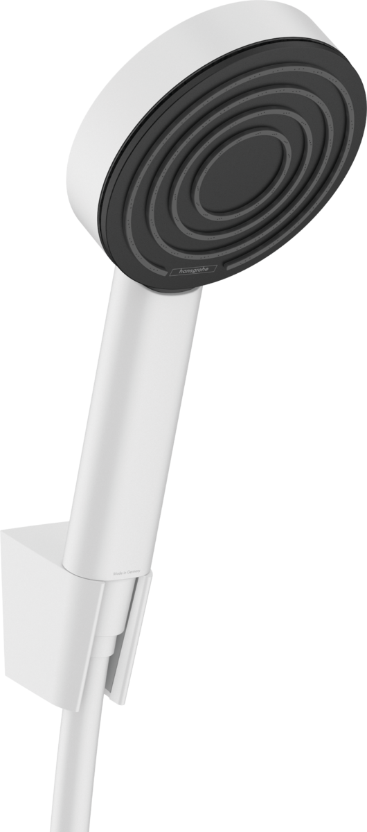Hansgrohe Pulsify S Shower Holder Set 105 1jet With Shower Hose - Matt White - 24301700