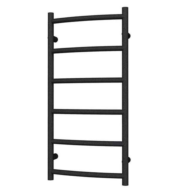 Radox Lacuna black pearl designer heated towel rail 975mm high by 500mm wide for modern bathrooms