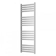Radox Quebis 1100mm H chrome designer heated towel rail for modern bathrooms