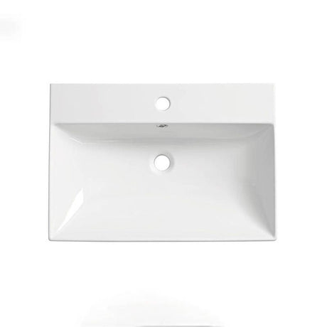 Tavistock Cadence 1 Tap Hole White 600mm Ceramic Basin - DC12012
