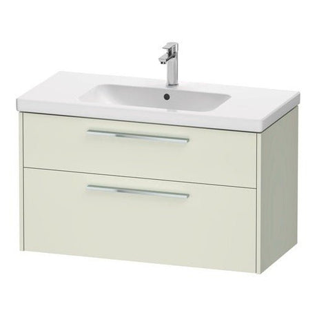 Duravit D - Code 2 Drawer Wall Hung Vanity Unit 984mm x 460mm - Pale Green - DC4673010HH0000 - TAP 'N' SHOWER