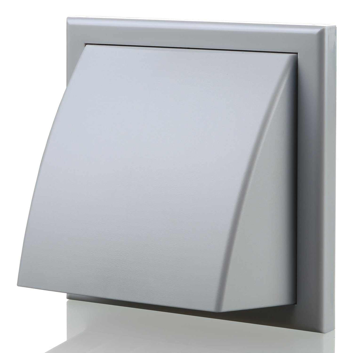 Blauberg Plastic Cowled Hooded Air Ventilation Wind Baffle Wall Grille 100mm grey plastic vent cover for bathrooms