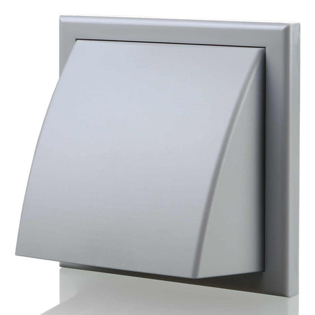 Blauberg Plastic Cowled Hooded Grey Air Ventilation Wall Grille 125mm