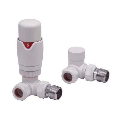 Scudo Designer Twin Pack TRV Corner - White - DES - TRV - CORN - WTE - TAP 'N' SHOWER