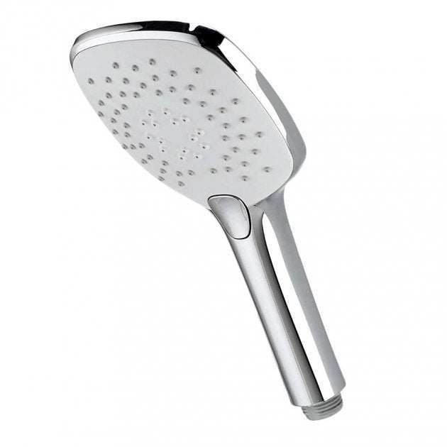 Deva Airstream Chrome Shower Handset with Push Button - AIR1HSCPWHUK