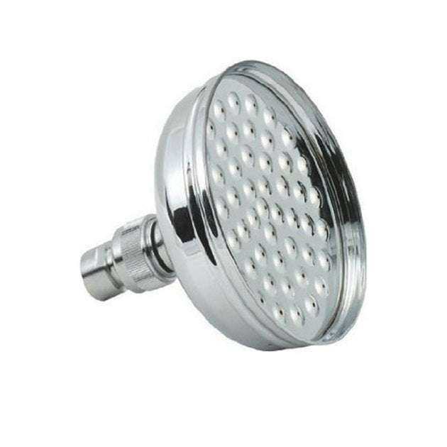 Deva Swivel Joint Traditional 6 Inch Shower Head - Chrome - HEAH02