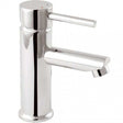 Deva Insignia Mono Basin Mixer Tap in chrome with lever handle and press top waste