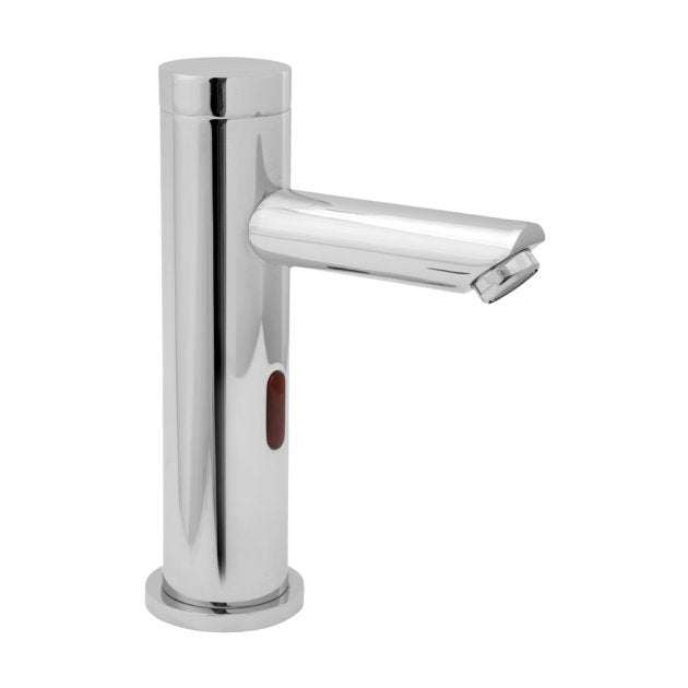 Deva Sensor 4D chrome sensor-operated mono basin tap with modern design