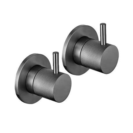 JTP VOS Brushed Black Wall Valves - Brushed Black - DH27089BBL