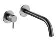 JTP VOS Single Lever Wall Mounted Basin Mixer - Brushed Black - DH27273BBL - TAP 'N' SHOWER