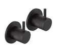 JTP VOS Lever Wall Valves Pair Designer Handle - Matt Black - DH28089MB