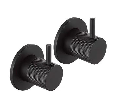 JTP VOS Lever Wall Valves Pair Designer Handle - Matt Black - DH28089MB