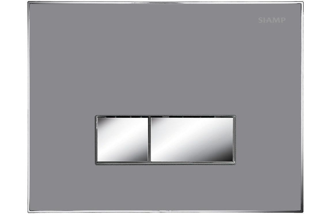 Prystine Cary Flushplate - Flat Grey - PRIS4337