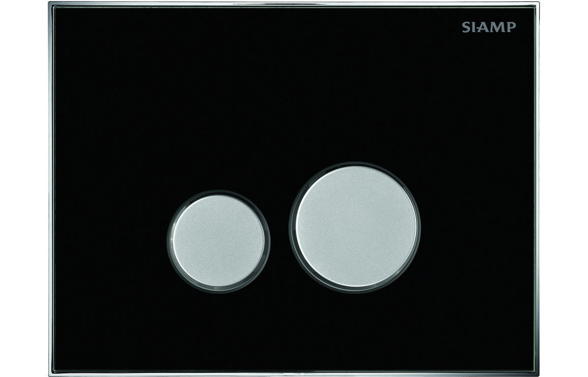 Prystine Eugene Flushplate - Black - PRIS100751