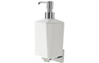 Prystine Vallejo Wall Mounted Soap Dispenser - Chrome & White - PRIS101670