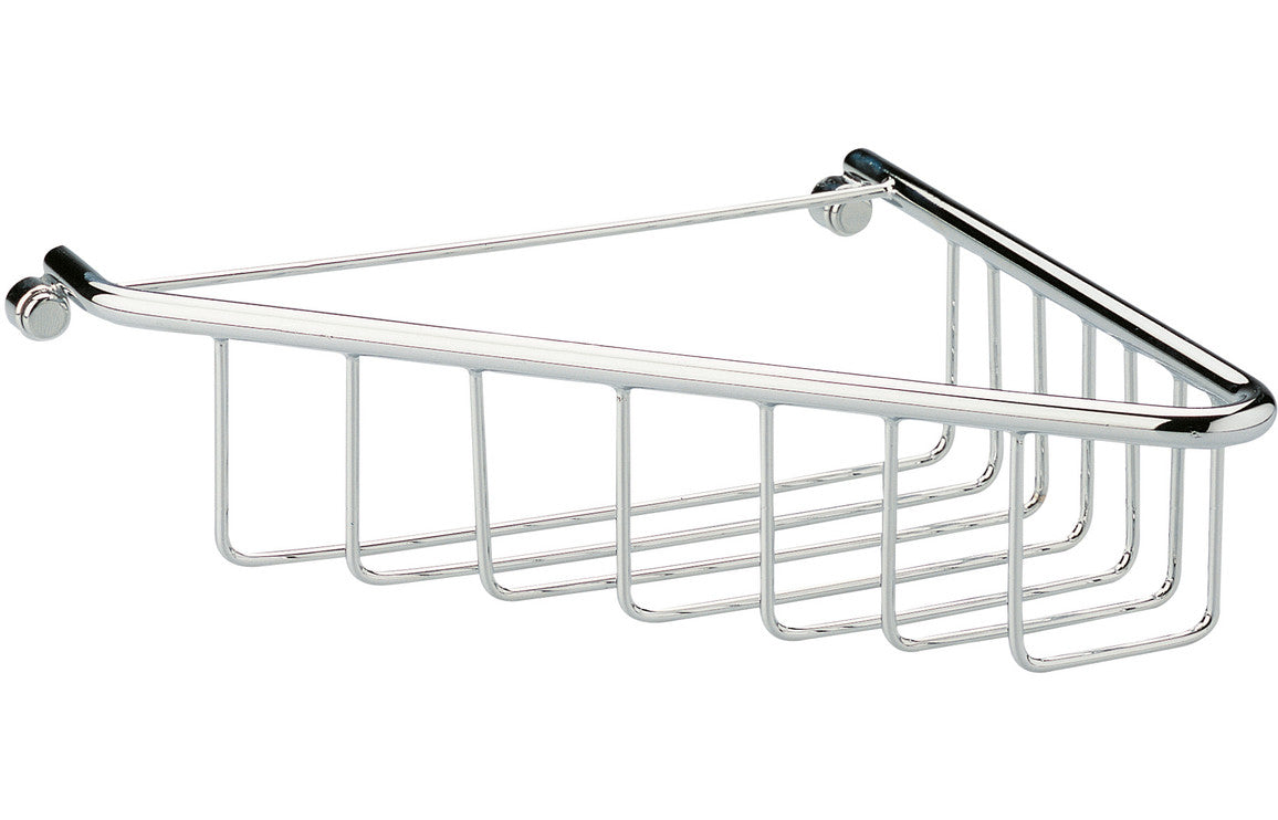 Prystine Blink 1-Tier Corner Shower Caddy - Chrome - PRIS101696