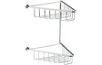 Prystine Blink 2-Tier Corner Shower Caddy - Chrome - PRIS101697